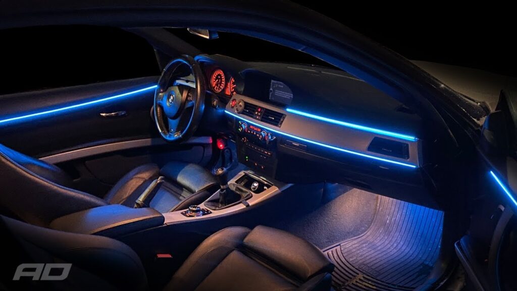 car interior ambient lighting installation in jacksonville fl